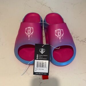 Kids Slide Sandals - Pink and Blue